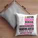 Hürdenläufer Geschenk Kissen mit Füllung 40x40 Lustiger Spruch Erheben Sie Sich Der Hürdenläufer Betritt den Raum (Grau) Grau Trendation