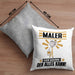 Maler Kissen mit Füllung 40x40 Geschenk für Maler Der Mann Der Alles Kann Geschenkidee zum Geburtstag (Grau) Grau Trendation