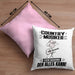 Country-Musiker Kissen mit Füllung 40x40 Geschenk für Country-Musiker Der Mann Der Alles Kann Geschenkidee zum Geburtstag (Grau) Rosa Trendation