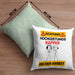 Rapper Kissen mit Füllung 40x40 Geschenk Lustiger Spruch Geschenkidee für Rapper Achtung Hochleistungs Rapper Bei Der Arbeit (Grau) Grün Trendation