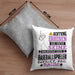 Baseballspieler Geschenk Kissen mit Füllung 40x40 Lustiger Spruch Erheben Sie Sich Der Baseballspieler Betritt den Raum (Grau) Grau Trendation