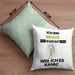 Bäcker Geschenk Kissen mit Füllung 40x40 Lustiger Spruch Ich Bin Bäcker Warum Weil Ich Es Kann Geschenkidee Bester Bäcker Geburtstag (Grau) Grün Trendation