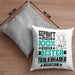 Tierwohlhaber Geschenk Lustiger Spruch für Tierwohlhaber Geschenkidee Bester Tierwohlhaber Der WeltKissen mit Füllung 40x40 (Grau) Grau Trendation