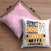 Neffe Geschenk Lustiger Spruch für Neffe Geschenkidee Bester Neffe Der WeltKissen mit Füllung 40x40 (Grau) Rosa Trendation