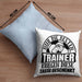 Trainer Geschenk Kissen mit Füllung 40x40 Nur Die Besten Trainer Kriegen Diese Kissen mit Füllung 40x40 Geschenkt Fußball Basketball Eis-Hockey Trainer Geschenkidee (Grau) Blau Trendation