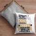 Squash-Spieler Geschenk Lustiger Spruch für Squash-Spieler Geschenkidee Bester Squash-Spieler Der WeltKissen mit Füllung 40x40 (Grau) Grau Trendation