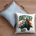 Lustige Kissen mit Füllung 40x40 für Quad-Fans Spruch Matsch? Geil! Quad Fahrer Geschenkidee (Grau) Blau Trendation