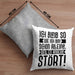 Lustige Kissen mit Füllung 40x40 Mit SpruchIch Bleib So Wie Ich Bin Schon Alleine Weil Es Andere Stört Sprüche Geschenkidee Kollege (Grau) Grau Trendation