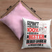 Bergführer Geschenk Lustiger Spruch für Bergführer Geschenkidee Bester Bergführer Der WeltKissen mit Füllung 40x40 (Grau) Rosa Trendation