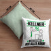 Kellner Kissen mit Füllung 40x40 Geschenk für Kellner Der Mann Der Alles Kann Geschenkidee zum Geburtstag (Grau) Grün Trendation