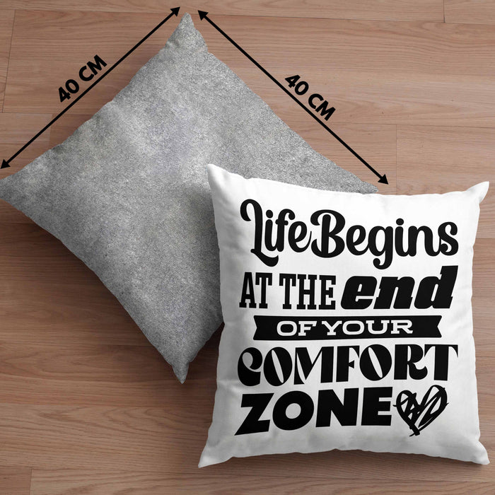 Entrepreneur Kissen mit Füllung 40x40 Entrepreneurship Geschenk Spruch Motivation Idee Sprüche Geschenkidee (Grau) Grau Trendation