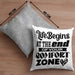 Entrepreneur Kissen mit Füllung 40x40 Entrepreneurship Geschenk Spruch Motivation Idee Sprüche Geschenkidee (Grau) Grau Trendation