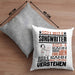 Songwriter Geschenk Kaffee-Kissen mit Füllung 40x40 Geschenkidee für Songwriter Ich Bin Songwriter Ich Kann Es Dir Erklären Jedoch Nicht Für Dich Verstehen Spruch Lustig (Grau) Grau Trendation