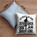 Joggen Geschenk Kissen mit Füllung 40x40 Spruch Ich Dachte Ich Habe Depressionen Bis Ich Joggen War Geschenkidee Jogger (Grau) Blau Trendation