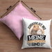 Meerschweinchen Geschenk Kissen mit Füllung 40x40 Spruch Meerschweinchen-Besitzerin Geschenkidee (Grau) Rosa Trendation
