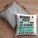 Jazz-Enthusiast Geschenk Kissen mit Füllung 40x40 Lustige Geschenkidee für Jazz-Enthusiast Geburtstag Niemand Ist Perfekt Aber Als Jazz-Enthusiast Ist Man Nah Dran (Grau) Grau Trendation