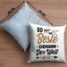 Ehemann Geschenk Kissen mit Füllung 40x40 So Sieht Der Beste Ehemann Der Welt Aus Jahrestag Geschenkidee Gag Joke (Grau) Blau Trendation