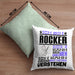 Rocker Geschenk Kaffee-Kissen mit Füllung 40x40 Geschenkidee für Rocker Ich Bin Rocker Ich Kann Es Dir Erklären Jedoch Nicht Für Dich Verstehen Spruch Lustig (Grau) Grün Trendation