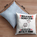 Wildtierschützer Kissen mit Füllung 40x40 Geschenk für Wildtierschützer Der Mann Der Alles Kann Geschenkidee zum Geburtstag (Grau) Blau Trendation