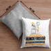 Hundefrisör Geschenk Kissen mit Füllung 40x40 Ich Bin Hundefrisör Aber Sag Doch Einfach Superheld Lustige Geschenkdiee für Hundefrisör (Grau) Grau Trendation