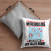 Meeresbiologe Kissen mit Füllung 40x40 Geschenk für Meeresbiologe Der Mann Der Alles Kann Geschenkidee zum Geburtstag (Grau) Grau Trendation
