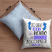 So Sieht Ein Richtig Cooler Bocciapieler Aus Geschenk Kissen mit Füllung 40x40 Lustiger Spruch Geschenkidee (Grau) Blau Trendation