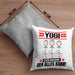 Yogi Kissen mit Füllung 40x40 Geschenk für Yogi Der Mann Der Alles Kann Geschenkidee zum Geburtstag (Grau) Grau Trendation