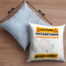 Hundeausführer Kissen mit Füllung 40x40 Geschenk Lustiger Spruch Geschenkidee für Hundeausführer Achtung Hochleistungs Hundeausführer Bei Der Arbeit (Grau) Blau Trendation