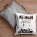 Jazz-Liebhaber Kissen mit Füllung 40x40 Geschenk für Jazz-Liebhaber Der Mann Der Alles Kann Geschenkidee zum Geburtstag (Grau) Grau Trendation