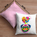 Mops Herz Farbe Besitzer Kissen mit Füllung 40x40 Geschenk Lustiger Spruch Geschenkidee Mops Liebhaber (Grau) Rosa Trendation