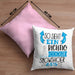 So Sieht Ein Richtig Cooler Snowshoer Aus Geschenk Kissen mit Füllung 40x40 Lustiger Spruch Geschenkidee (Grau) Rosa Trendation