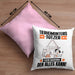 Tierheimunterstützer Kissen mit Füllung 40x40 Geschenk für Tierheimunterstützer Der Mann Der Alles Kann Geschenkidee zum Geburtstag (Grau) Rosa Trendation