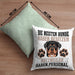 Rottweiler Besitzer Kissen mit Füllung 40x40 Geschenk Lustiger Spruch Geschenkidee Besitzerin Rottweiler Haben Personal (Grau) Grün Trendation