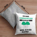 Vogelschützer Geschenk Kissen mit Füllung 40x40 Lustiger Spruch Ich Bin Vogelschützer Warum Weil Ich Es Kann Geschenkidee Bester Vogelschützer Geburtstag (Grau) Grau Trendation