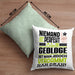 Geologe Geschenk Kissen mit Füllung 40x40 Lustige Geschenkidee für Geologe Geburtstag Niemand Ist Perfekt Aber Als Geologe Ist Man Nah Dran (Grau) Grün Trendation