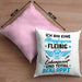 Altenpflegerin Kissen mit Füllung 40x40 Geschenk Altenpflege Geschenkidee Liebenswert und Total Bekloppt Altenheim (Grau) Rosa Trendation