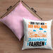 Achterbahn Kissen mit Füllung 40x40 Geschenk Der Tut Nix Der Will Nur Achterbahn Fahren Geschenkidee Erlebnispark (Grau) Rosa Trendation