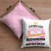 Busfahrerin Geschenk Kissen mit Füllung 40x40 Lustig Spruch Geschenkidee Bus-Fahrerin Prinzessin Zubehör (Grau) Rosa Trendation