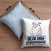 Geologe Geschenk Kissen mit Füllung 40x40 Ich Bin Geologe Aber Sag Doch Einfach Superheld Lustige Geschenkdiee für Geologe (Grau) Blau Trendation