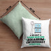 Aquarium-Enthusiast Geschenk Kissen mit Füllung 40x40 So Gut Kann Nur Ein Aquarium-Enthusiast Aussehen Geschenkidee (Grau) Grün Trendation