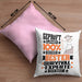Survival-Experte Geschenk Lustiger Spruch für Survival-Experte Geschenkidee Bester Survival-Experte Der WeltKissen mit Füllung 40x40 (Grau) Rosa Trendation