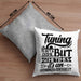 Tuning Is Not A Crime But Sometimes It's An Ordnungswidirigkeit Kissen mit Füllung 40x40 Geschenk Drifter Tuning Geschenkidee (Grau) Grau Trendation