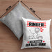 Ringer Kissen mit Füllung 40x40 Geschenk für Ringer Der Mann Der Alles Kann Geschenkidee zum Geburtstag (Grau) Grau Trendation