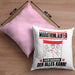 Marathonläufer Kissen mit Füllung 40x40 Geschenk für Marathonläufer Der Mann Der Alles Kann Geschenkidee zum Geburtstag (Grau) Rosa Trendation