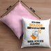 Biologe Geschenk Kissen mit Füllung 40x40 Lustiger Spruch Ich Bin Biologe Warum Weil Ich Es Kann Geschenkidee Bester Biologe Geburtstag (Grau) Rosa Trendation
