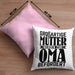 Oma Geschenk Kissen mit Füllung 40x40 Beste Oma Geschenkidee Geburtstag Muttertag Großartige Mütter Werden Zur Oma Befördert (Grau) Rosa Trendation
