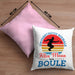 Boule Kissen mit Füllung 40x40 für Boule-Spieler als Geschenkidee Spruch Unterschätze Niemals Einen Alten Mann Beim Boule (Grau) Rosa Trendation