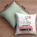 Ringer Geschenk Kissen mit Füllung 40x40 So Gut Kann Nur Ein Ringer Aussehen Geschenkidee (Grau) Grün Trendation