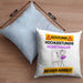 Hobbymaler Kissen mit Füllung 40x40 Geschenk Lustiger Spruch Geschenkidee für Hobbymaler Achtung Hochleistungs Hobbymaler Bei Der Arbeit (Grau) Blau Trendation