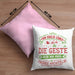 Wichtelgeschenk für 20 Euro Kissen mit Füllung 40x40 Wichteln für Frauen Kollegen Wichtel-Kissen mit Füllung 40x40 Man Sagt Es Zähle Die Geste Schrottwichteln (Grau) Rosa Trendation